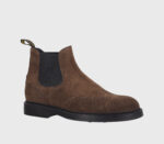 Stivaletto Beatles Doucal's Uomo in Camoscio Marrone con Impunture e Coda di Rondine DU3091BRUXUF009TC05 Visone Havana - immagine 2