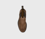 Stivaletto Beatles Doucal's Uomo in Camoscio Marrone con Impunture e Coda di Rondine DU3091BRUXUF009TC05 Visone Havana - immagine 3