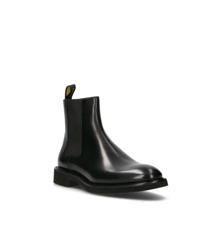 Stivaletto Beatles Doucal's Uomo in Pelle Nera DU3239VEROUF159NN00 Decò Nero, foto 2 di 5