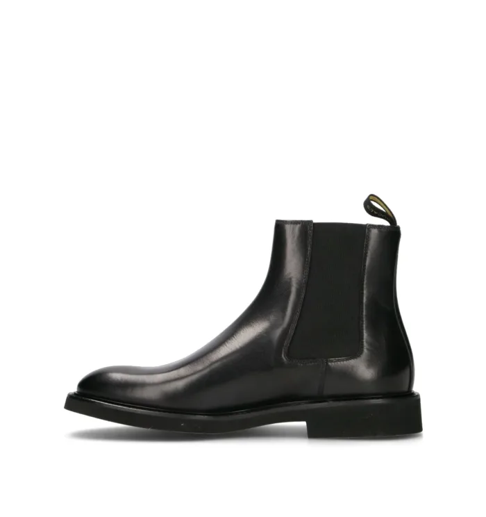 Stivaletto Beatles Doucal's Uomo in Pelle Nera DU3239VEROUF159NN00 Decò Nero, foto 4 di 5