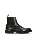 Stivaletto Beatles Doucal's Uomo in Pelle Nera DU3239VEROUF159NN00 Decò Nero