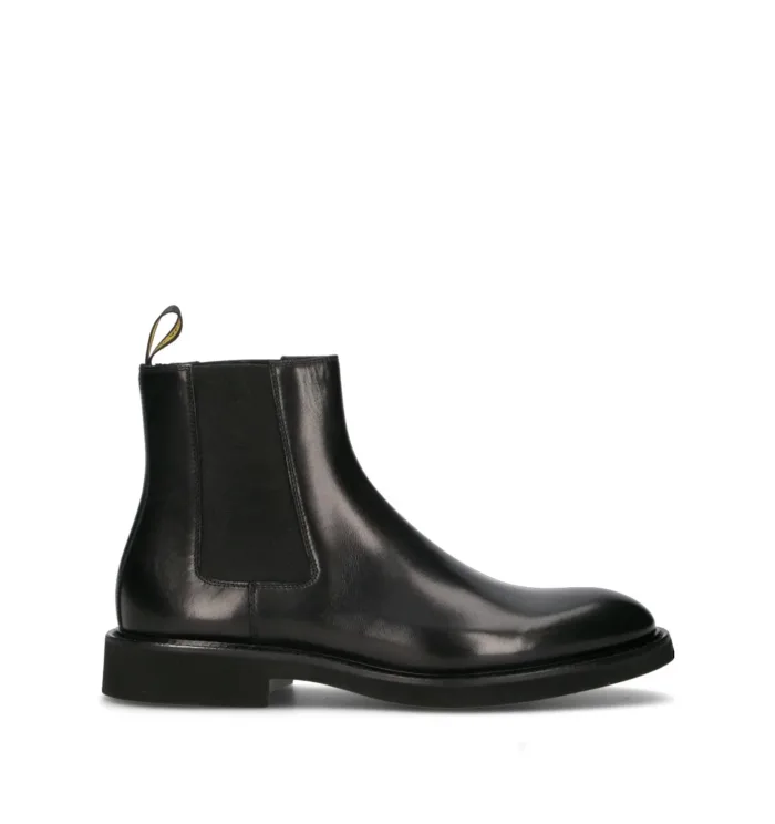 Stivaletto Beatles Doucal's Uomo in Pelle Nera DU3239VEROUF159NN00 Decò Nero, foto 1 di 5
