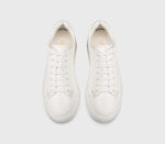 Sneakers Uomo Doucal's In Pelle Liscia Bianca e Fondo Bianco Art. DU3552SPENUF281EW11 - immagine 3