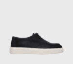 Sneakers Ingegnere Uomo Doucal's In Camoscio Blu e Fondo Bianco Art. DU3553SWIFUZ260EB15