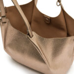 Borsa a Spalla Grande Gianni Chiarini In Pelle Bronzo art. Dua Mirage Clay - immagine 4