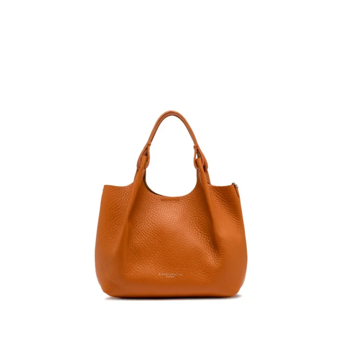 Borsa a Mano Media Gianni Chiarini In Pelle Arancio Hermes art. Dua Spice, foto 2 di 4
