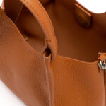 Borsa a Mano Media Gianni Chiarini In Pelle Arancio Hermes art. Dua Spice - immagine 3