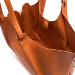 Borsa a Spalla Grande Gianni Chiarini In Pelle Arancio Hermes art. Dua Spice - immagine 5