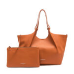 Borsa a Spalla Grande Gianni Chiarini In Pelle Arancio Hermes art. Dua Spice - immagine 4