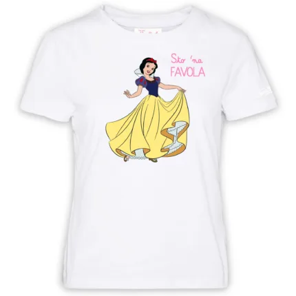 T-shirt Mc2 Saint Barth Bianca art. Emilie Biancaneve Na Favola 01N Emb