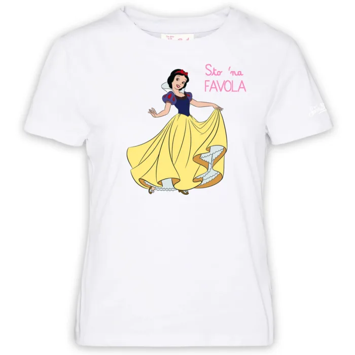 T-shirt Mc2 Saint Barth Bianca art. Emilie Biancaneve Na Favola 01N Emb, foto 1 di 1
