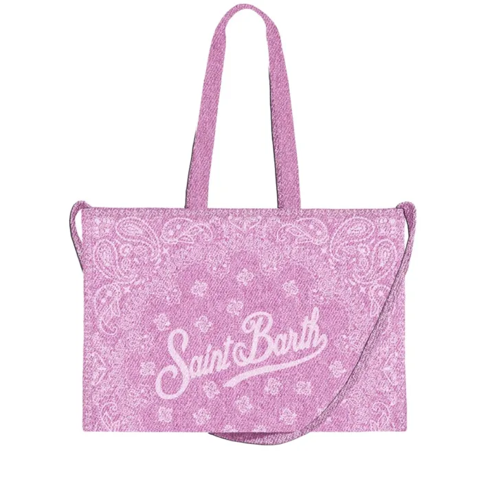 Borsa Mc2 Saint Barth Rosa art. Essential Bag N Denim Bandanna Den 21, foto 1 di 1