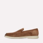Mocassino Uomo Premiata Mille885 in Camoscio Beige Cammello Art. Glasgow Velour Sigaro - immagine 5