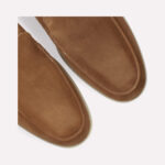 Mocassino Uomo Premiata Mille885 in Camoscio Beige Cammello Art. Glasgow Velour Sigaro - immagine 2