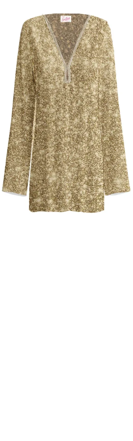 Abito CopriCostume Mc2 Saint Barth Oro art. Gretah Lurex Gold