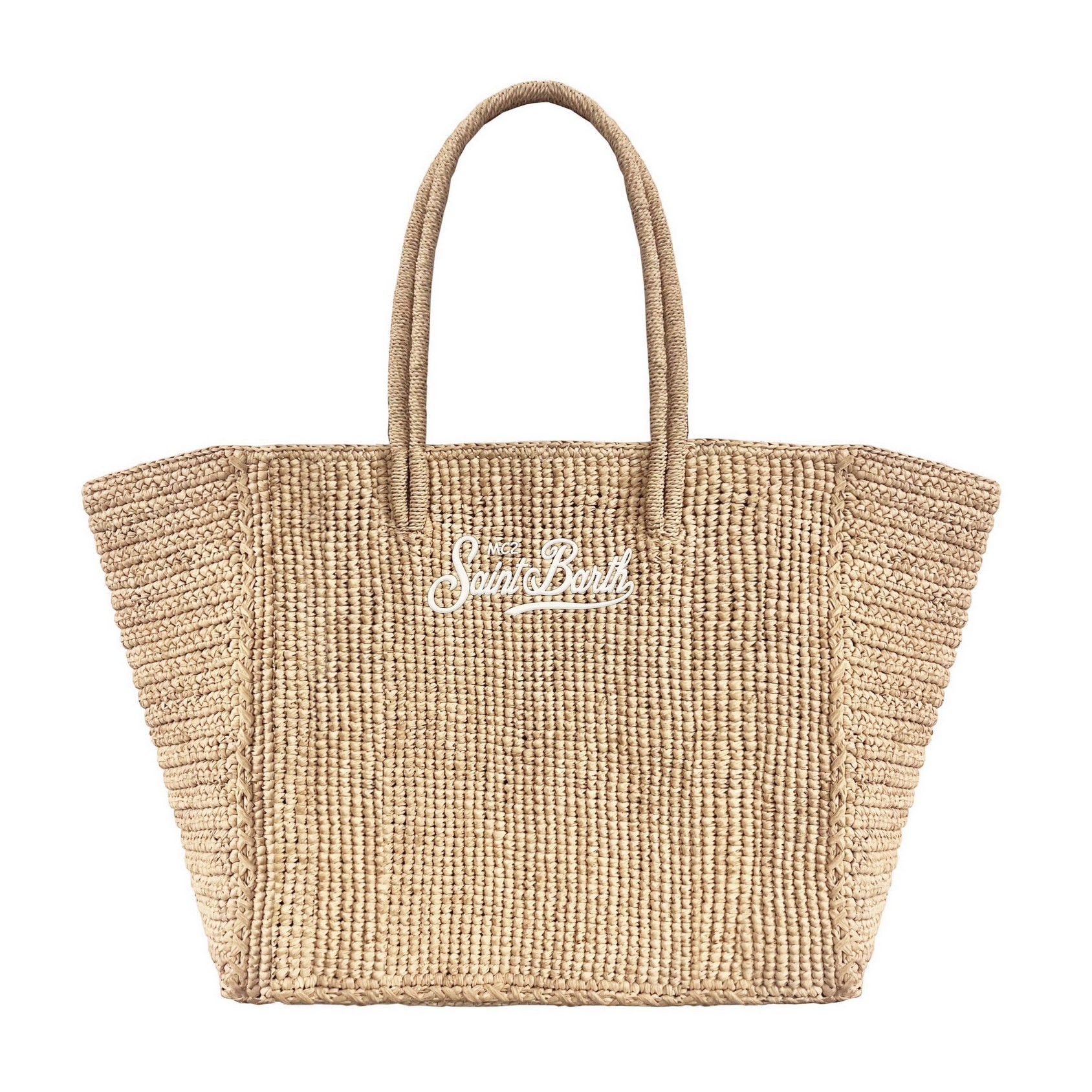 HANDBAG RAFFIA MID_11 EMB Borsa a mano Media Mc2 Saint Barth in Rafia art. Handbag Raffia Mid 11 EMB - immagine 1