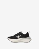 Sneakers Premiata Donna in Camoscio e Nylon Nero art. Hill 8241 - immagine 3