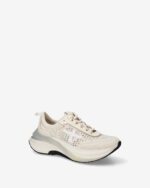 Sneakers Premiata Donna in Camoscio Beige Sabbia Chiaro art. Hill 8242 - immagine 2