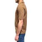 Polo Skipper Senza Bottoni Filippo De Laurentiis in Crepe Cotton color Zucchero di Canna art. PL0MCSK CR14R 070 - immagine 2