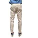 Pantaloni In Cotone con Elastico in vita e Tasca a Filo Michael Coal Beige Sabbia art. Brad One More Size 2563 Capri - immagine 3