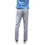 Pantaloni Fresco Lana con Elastico in vita e Tasca a Filo Michael Coal Grigio Chiaro art. Brad One More Size 3687 Capri - immagine 3