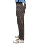 Pantaloni In Cotone con Elastico in vita e Tasca a Filo Michael Coal Testa Di Moro art. Brad One More Size 2563 Capri - immagine 2