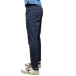 Pantaloni In Cotone con Elastico in vita e Tasca a Filo Michael Coal Blu Notte art. Brad One More Size 2563 Capri - immagine 2