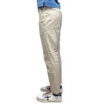 Pantaloni In Misto Lino con Elastico in vita e Tasca a Filo Michael Coal Beige art. Brad One More Size 2951 Capri - immagine 2
