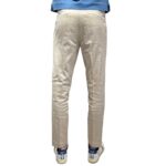 Pantaloni In Misto Lino con Elastico in vita e Tasca a Filo Michael Coal Beige art. Brad One More Size 2951 Capri - immagine 3