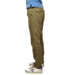 Pantaloni In Puro Lino con Elastico in vita e Coulisse Michael Coal Verde art. Denny 3259 - immagine 2