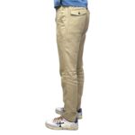 Pantaloni In Puro Lino con Elastico in vita e Coulisse Michael Coal Beige art. Denny 3259 - immagine 2