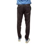 Pantaloni In Puro Lino con Elastico in vita e Coulisse Michael Coal Testa di Moro art. Denny 3259 - immagine 3