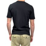 T-Shirt Ferrante in Cotone Piqué Nera art 55U31191 Col 002 - immagine 3