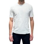 T-Shirt Ferrante in Cotone Piqué Bianca art 55U31191 Col 001