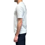 T-Shirt Ferrante in Cotone Piqué Bianca art 55U31191 Col 001 - immagine 3