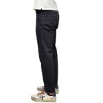 Pantaloni Re-Hash tessuto cotone misto lino, tasche a filo, Color Blu cod. P247 2277 Mucha Chinos 4057 - immagine 2