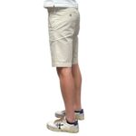 Bermuda Uomo Re-Hash in Cotone, tasche a filo, Avorio colore 0144 cod. BB33 2104 Bernini - immagine 2