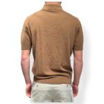 Polo in Cotone Tramato a Quadretti Filippo De Laurentiis Marrone art. PL1MC CR14Q 070 - immagine 2