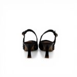 Slingback Bruno Premi in Nappa Intrecciata Testa Di Moro Tacco 7 cm art. BN0310X Intrecco Brown - immagine 4