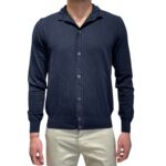 Cardigan 100% Cotone Ammond Studio Blu Notte art. 1461555 col. 442