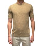 T-Shirt  Filippo De Laurentiis in Lino color Beige Corda art. GC1MC LS16R 080