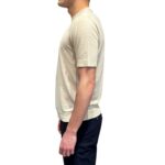 T-Shirt  Filippo De Laurentiis in Lino color Beige Chiaro art. GC1MC LS16R 030 - immagine 2