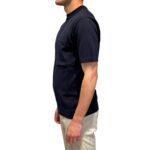 T-shirt con Taschino in Crepe Cotton Filippo De Laurentiis Blu art TS0MCTOV CR14R 890 - immagine 2