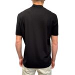 T-shirt in Crepe Cotton Filippo De Laurentiis Nera art TSMC JCREPE U990 - immagine 3