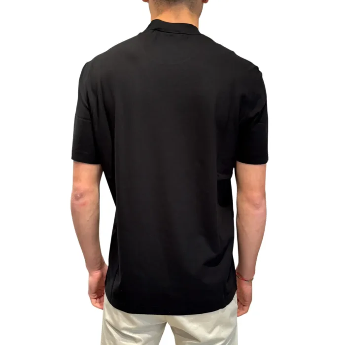 T-shirt in Crepe Cotton Filippo De Laurentiis Nera art TSMC JCREPE U990, foto 3 di 3