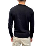 Maglioncino Girocollo in Seta e Cotone Ammond Studio Blu Notte art. 1461580 col 442 - immagine 3