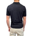 Polo Skipper in Seta e Cotone Ammond Studio Blu Notte art. 1461592 col 442 - immagine 3