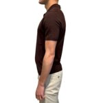 Polo Skipper in Seta e Cotone Ammond Studio Marrone art. 1461592 col 220 - immagine 2