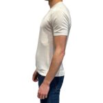 Maglia A Maniche Corte Girocollo in Seta e Cotone Ammond Studio Avorio art. 1461590 col 008 - immagine 2
