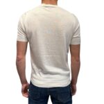 Maglia A Maniche Corte Girocollo in Seta e Cotone Ammond Studio Avorio art. 1461590 col 008 - immagine 3